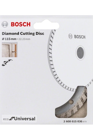 Bosch Eco For Universal 115 mm Turbo Elmas Kesme Diski