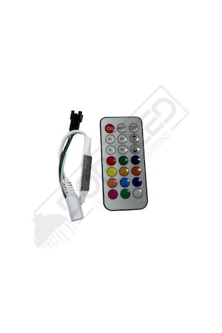 Sp104e Ws2811-ws2812 Volt Argb Pixel Kontrol Devresi 21 Tuşlu Rf Kumandalı Magic Led