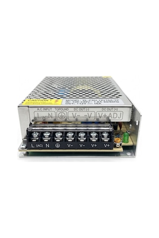 12v 10a 120w Metal Kasa Adaptör Şerit Led Trafosu Güç Kaynağı
