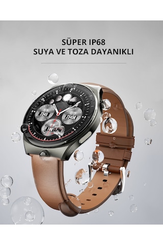 Aukey SW-2U-GY Smart Watch 2 Ultra 3.6 CM Amoled Ekran IP68 Akıllı Saat (Distribütör Garantili)