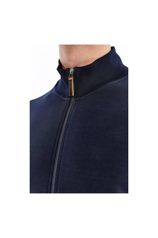 AR-MA Arma Erkek Slim Fit Sweatshirt Scuba Interlok, Tam Fermuarlı, Dik Yaka, Fleto Cepli K30324989802 Lacivert