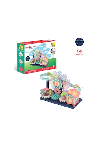Ogi Mogi Toys Işıklı Ve Sesli Dönme Dolaplı Penguenli Lunapark Oyun Seti