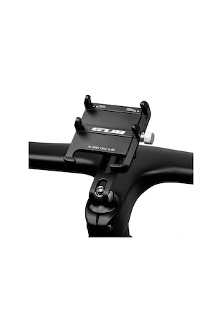 Mufunye Alüminyum Bisiklet Telefon Tutucu, Dönen Tip, 55-100mm Genişlik Ayarı, Direk Üstü Montaj, Gps Uyumlu Siyah