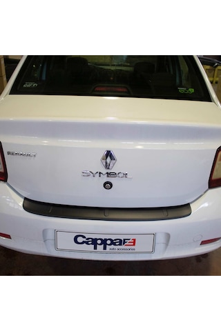 Cappafe Renault Symbol Arka Tampon Eşiği Koruma Abs Mat Siyah N11.17824