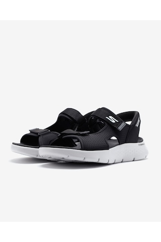 Skechers Go Walk Flex Sandal - Easy Entry Erkek Siyah Sandalet 229210 Bkgy Siyah