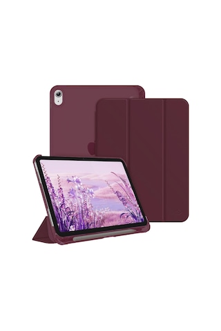 Apple Uyumlu iPad Air 11inç M2/m3 Air 4/5.nesil 10.9 Kılıf Pu Deri Smart Standlı Case 2025-2024 Flip Kılıf