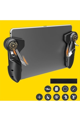 Tablet Uyumlu 6 Parmak Tetik Pubg Mobile Joystick Siyah Tetik Tablet Uyumlu 6 Parmak Tetik Pubg Mobile Joystick Siyah Tetik