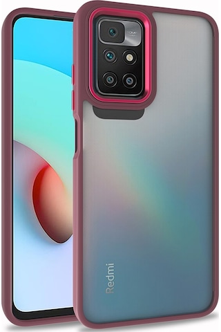 Xiaomi Redmi 10 Renkli Kenarli Parlak Flora Kilif 547924971