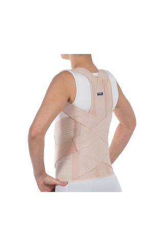 Medikaltec Dorsolomber Trakolomber Çelik Feksible Balenli Korse - M 1