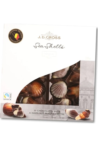 J.D. Gross Belgian Chocolate Sea Shells Belçika Çikolatası 250 G
