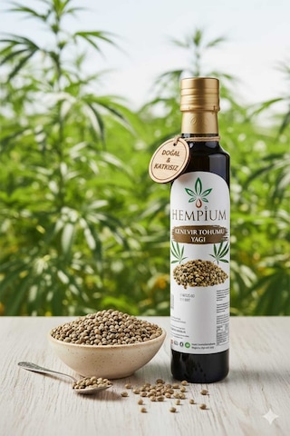 Soğuk Sıkım Kenevir Tohumu Yağı 250 Ml Soğuk Sıkım Kenevir Tohumu Yağı 250 Ml