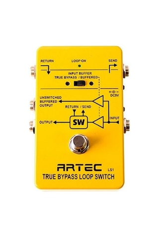 Artec Ls-1 Tek Kanal Loop Switch Pedal