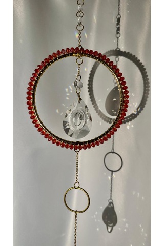 Lumiere Kristal Güneş Yakalayıcı , Kristal Dekor Kristal Obje Hediye , Crystal Suncatcher Tek Parça