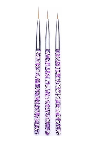 3 'lü Nail Art Fırça Seti