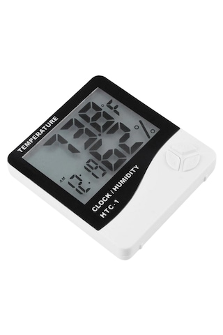 Htc 1 Saatli Alarmlı Nem Ölçer Ve Termometre