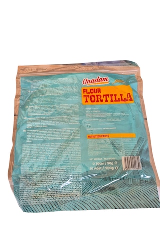 Tortilla Lavaş Ekmeği 30cm-90gr 10lu X 10 Paket