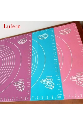 Çok Amaçlı Kaydırmaz Silikon Hamur Açma Matı 50 X 40 Cm Premium Kalite Yıkanabilir Gıda Uyumlu