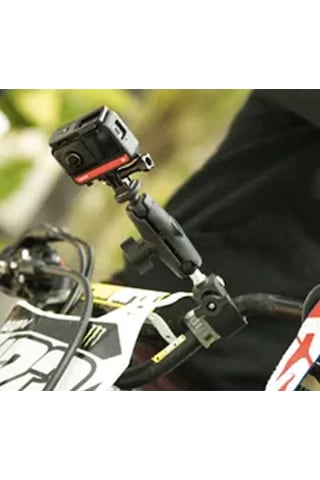 Outfire Insta360 Ve Tüm Aksiyon Kameralarına Uyumlu Motosiklet... Siyah