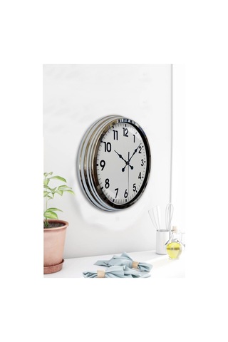Krom Elegance 40 Cm Metal Standart Duvar Saati Diğer