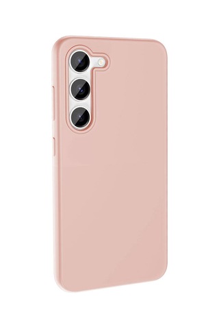 Samsung Galaxy Uyumlu S23 Kılıf M-safe Şarj Özellikli Sıvı Teknolojili Silinebilir Sert Zore Kivi Kapak - Kırmızı