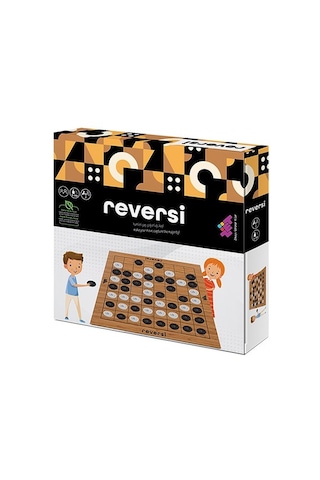 Reversi Ahşap Zeka Ve Akıl Oyunu 5+ Yaş 2 Oyuncu