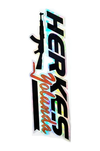 Herkes Yolunda Sticker - Özel Tarasım Hologram Sticker - Herkes Yolunda Ak-47 Sticker -