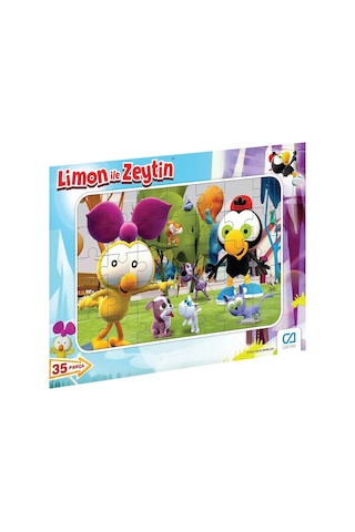 Ca 5082-5083 Limon Ile Zeytin Frame Puzzle 35 Parça-Ca Games