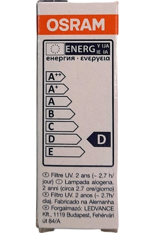G9 Halojen Ampul 40W Osram Halopin 3000K