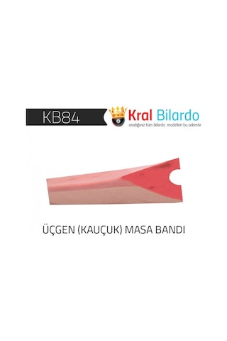 Bilardo Masası Bantı . Üçgen Kauçuk Masa Bandı