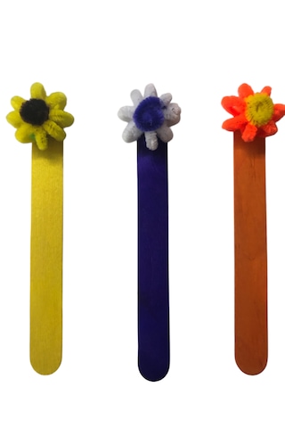 3 Lü Çiçek Model Ayraç