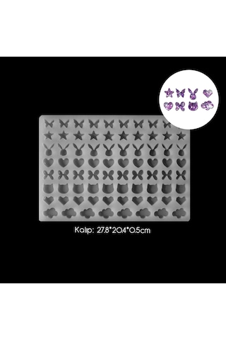 Epoksi Silikon Mini Figürler Anahtarlık Ve Kolye Kalıbı