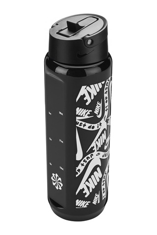 Nike RENEW RECHARGE STRAW BOTTLE 24 OZ GRAPHIC Unisex  Siyah Matara