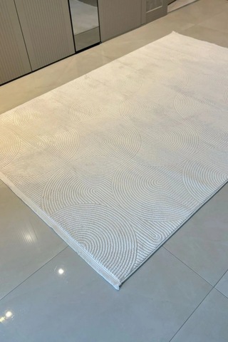 Taiga 8612 Krem - Salon, Koridor, Yolluk, Mutfak, Antre, Yatak Ve Oturma Odası Halısı Krem 4