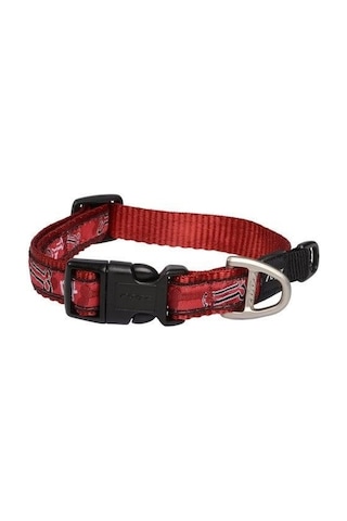 Rogz Fancy Dress Halsband M Red Rogz Bone Boyun Tasması Kırmızı