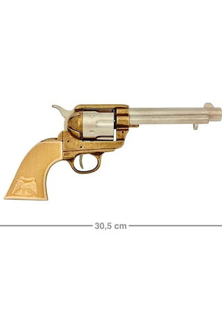 Denix Dekoratif Cal.45 Peacemaker Revolver 5½'' 30.5 Cm , Amerika 1873