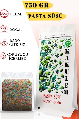 Kakulem Yenilebilir Renkli Pasta Süsü 750 G