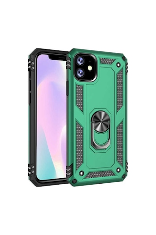 Apple Uyumlu iPhone 11 Kilif Zirhli Standli Miknatisli Tank Kapak 392957249