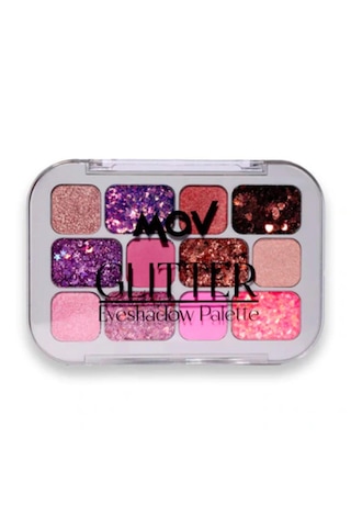 Mov 12 Li Glitter Far Paleti No:03 Yarı Mat & Işıltılı Toz Farlar 03