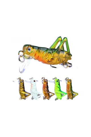 Teltree Hengjıa 3g 3.5cm Mini Işıklandırılmış Kırlangıç/yaban Arısı Yem, 8 İğne, Gerçekçi Tasarım, Balık Tutma Etkili, Toptan Satış