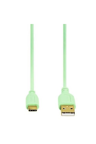 Hama Usb-c - Usb-a Kablo, ''flexi'', 0.75m, Yeşil -