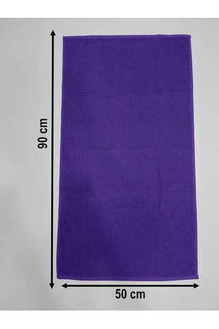 Berber Havlusu Sporcu Havlusu Yüz Havlusu Mor 50x90 Cm 3 Lü