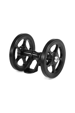 Lixada Alüminyum Alaşımlı Bisiklet Çift Makaralı Arka Tekerlekler Brompton Katlanır Bisiklet Arka İçin Yedek Siyah