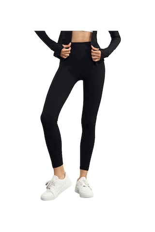 Butu Ck1621 Nuls Dikişsiz Cepli Kadın Egzersiz Fitness Koşu Yoga Pantolon Taytı