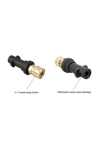 Basınçlı Yıkama Tabancası Adaptörü 1/4 Hızlı Adaptör + Karcher Uyumlu K2 K6 K7 İçin 5 Nozul