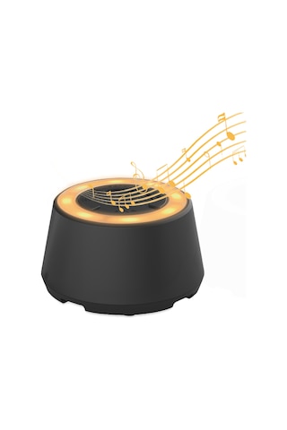 Hombey Bebek Uyku Alıcı Siyah 9 Doğa Sesleri 15-30-60 Dakika Zamanlayıcı Islak Sarı Soluk Işık Abs Malzeme Usb Şarjlı Diğer