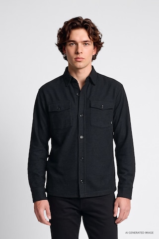 Lee Pamuklu Regular Fit Erkek Gömlek Ceket L2620157003 Antrasit