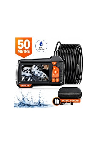 Tr 50 Metre Endoskop Yılan Kamera 1080p Hd