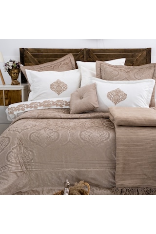 Schafer Home Anna Çeyiz Set 11 Parça-cappuccino Kahverengi