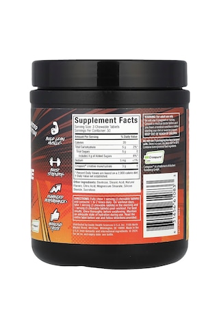 Muscletech Limited Edition Creatine Chews Boogieman Punch 90 Chewable Tablets Aromalı