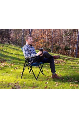 Gci Outdoor Comfort Pro Chair Katlanır Kamp Sandalyesi Mavi Melanj Mavi